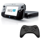 Nintendo Wii U Console - 32gb Black Deluxe Set Desbloqueado 