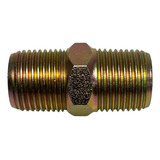 Niple Aço Fixo Metal Macho Npt Rosca 3 8 X Rosca 3 8 1un