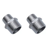 Niple De Redução Rosca 1 2 X 3 8 Npt Aço Kit Com 2 Un