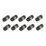 Niple Duplo Galvanizado Rosca Bsp 2 Polegadas 10 Unidades