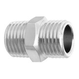 Niple Nipel Cromado Metal Latão 1 2 X 1 2 Rosca Externa