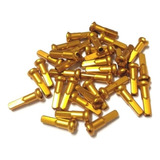 Niples Aluminio Dourado 12 X 2mm Raio Fino Richman 72 Un Top