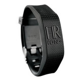 Nipoonflex Bracelete Pulseira Do Equilíbrio E-nergy Power Preta Comprimento 17 Cm Cor Aço Diâmetro 17 Cm
