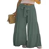 Nirovien Macacão Feminino De Cor Lisa Com Gola V Meia Manga Macacão Folgado Calça Cinza Escuro XXG