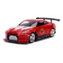 Nissan Gt-r Power Rangers Vermelho 2009 Die Cast 1:32 Jada
