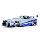 Nissan Skyline Gt r R34 Velozes E Furiosos 5 1 24 Jada Toys