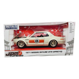 Nissan Skyline Gtr 1971 Miniatura 1 24 Metal Coleção Jada
