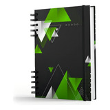 Nisti Print Coleção Geo Caderno Anotações 100 Folhas Pautadas 1 Assuntos Unidade X 1 21cm X 15cm Triângulos
