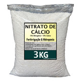 Nitrato De Cálcio 3kg Adubo Fertilizante Solúvel Hidroponia