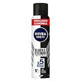 NIVEA MEN Desodorante Antitranspirante Aerossol Invisible Black   White 200ml   Proteção Eficaz De 48 Horas Contra Suor E Mau Odor  Elimina 99 9  Das Bactérias E Evita Manchas Em Roupas