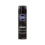 NIVEA MEN Espuma De Barbear Deep 200ml Com Carvão Ativado Em Sua Fórmula Promove Um Barbear Suave E Ainda Deixa A Sensação De Frescor E Limpeza Por Mais Tempo