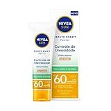 NIVEA SUN Protetor Solar Facial Beauty Expert Controle De Oleosidade Com Cor FPS 60 50g