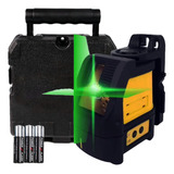 Nível A Laser 2 Linhas Verde Auto Nivelamento Pro Com Pilha