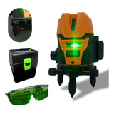 Nivel A Laser Auto Nivelador Luz Verde 5 Linhas Esquadro 360