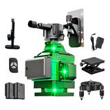 Nivel A Laser Verde 12 Linhas Profissional 360 Recarregável