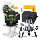 Nivel A Laser Verde 16 Linhas Esquadro Kit Com Suporte Tripé