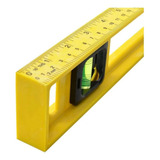 Nível De Mão 3 Bolhas Prumo Pedreiro 50cm Reforma Construção