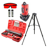 Nível E Prumo Laser Giratório Com Tripé Profissional Mtx