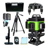 Nível Laser 12 Linhas Com Tripe Nivel Laser Verde Trena Lase