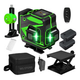 Nível Laser 12 Linhas Verde 40m Recarregável C Controle Pro