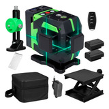 Nível Laser 12 Linhas Verde 40m Recarregável C Controle Pro