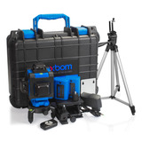 Nivel Laser 16 Linhas Verde 360 Auto Nivelador C 2 Baterias
