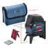 Nivel Laser Combinado De Linhas 15 Metros Com Pontos Bosch Gcl 2 15 C  Case
