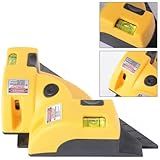 Nível Laser Esquadro Digital Horizontal Vertical Nivelador Precisão Construção Reforma Instalação Marcação Alinhamento Resistente Durável Compacto Portátil Profissional Nivelamento Medição Montagem Quadros Prateleiras Azulejos Piso 2 Linhas 10 Metros 90 Graus FAZING