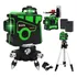 Nível Laser Hilda 12 Linhas 3d Auto Nivelamento 2bat tripé