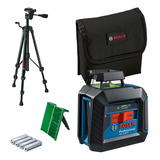 Nível Laser Verde Linha Cruzada Gll 2 20g 10m Tripé Bosch