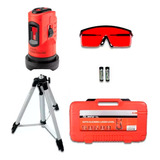 Nível Laser Vermelho 10m Com Tripé Mtx