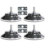 Niveladores De Perna De Mesa De Bilhar 4 Peças De Niveladores De Perna De Mesa De Sinuca Com Altura Ajustável Pés De Nivelamento De Mesa Resistentes Para Mesas De Bilhar Mesas De Futebol