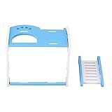 NIZUUONE 3 Cores Hamster Rato Pequeno Animal Castelo Casa Dormir Brinquedo De Exercício Para Hamsters Porquinhos Da Índia Cor Brilhante Azul 