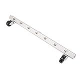 NIZUUONE Lavadora De Pressão Vassoura De água 7 Furos 4000psi 65 Cm Conector Rápido Limpador De Material Rodante Design De Duas Rodas Liga De Zinco Adequado Para Pátios De Chassi