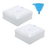 Nobrandd Saco De Água Pesado Para Suporte De Coluna De Balão E Kit De Arco De Balão- Acessórios De Torre De Balão Alto Pacote De Água Quadrado Reutilizável Urso 16-5 Lb Cada -2 Pacotes-