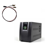 Nobreak 1400va Bivolt Compact Pro 6 Tom Ts Shara cabo Dvr Tv