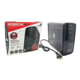 Nobreak 600va 3x1 Estabilizador   Filtro Com Display Digital Cor Preto