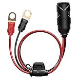 NOCO Adaptador GC018 15A 14AWG 12V Plugue De Isqueiro Resistente E Soquete Fêmea Com Terminais De Ilhós