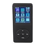 Noennull Leitor De Mp4 Portátil Suporte 32g Máximo Pequeno Cartão De Memória Slim 1.8 Lcd Mp4 Player Media Music Audio Player Com Acessórios (preto)
