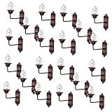 NOLITOY 20 Unidades Luz De Parede De Casa De Bonecas Decoração De Mesa De Areia Faça Você Mesmo Mini Luz De Parede Led Materiais De Mesa De Areia Escala Lionel Abdômen Vela Miniatura