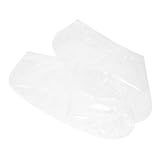 NOLITOY Máscaras De Pé 2 Pares Pé Com A Membrana Do Pé Removedor De Pele Morta Pés Meias Para Bebê Esfoliante Para Calcanhar Capas De Peeling De Pé Nutrir Estojo De Couro Abdômen Branco