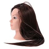 NOLITOY Praticar Cabeça De Manequim Cabeça De Boneca De Cosmetologia Manequim De Cabelo Peruca Cabeça De Manequim Feminino Manequim Cabeça De Boneca Tecer Modelo Plástico