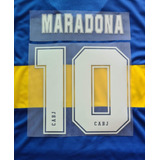Nome Número Maradona 10 Fonte Para Camisa Boca Juniors