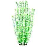 Norgail Planta Artificial De Plástico Grande Para Aquário 50 Cm De Altura Verde 1 Peça