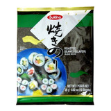 Nori Alga Marinha Para Sushi E Temaki Com 10 Folhas Sukina