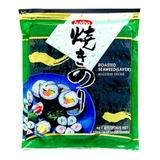 Nori Alga Marinha Para Sushi E Temaki Com 50 Folhas Sukina