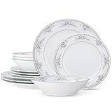 Noritake Sweet Leilani Conjunto De Louça De 12 Peças- Serviço Para 4 Pessoas