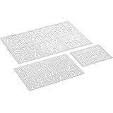 Normografo Kit C 3 Reguas Waleu Multicor 10140006