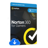 Norton 360 Antivírus Gamers 3 Dispositivos 12 Meses 