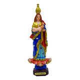 Nossa Senhora Da Abadia Em Resina Imagem Religiosa 30 Cm Cor Colorido